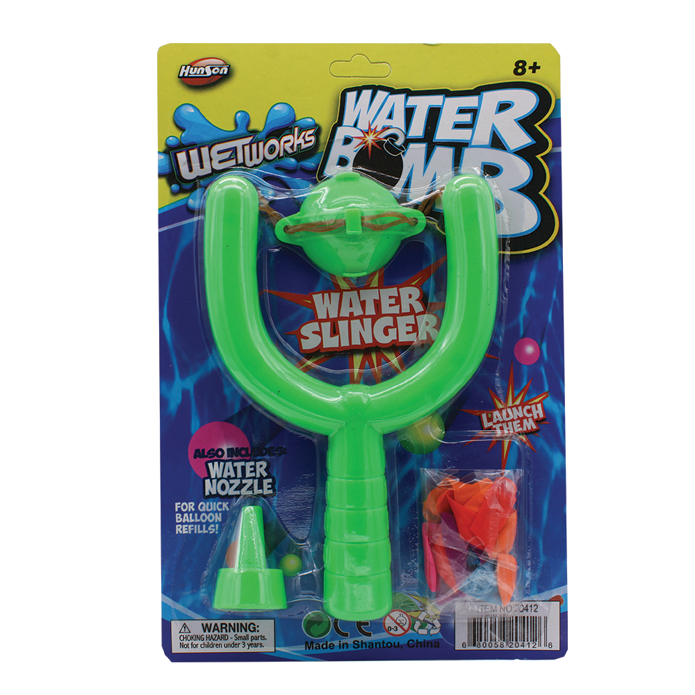 HUNSON HAND CATAPPULT 1 CT 15 BALLONS & WATER FILLER ON CAR