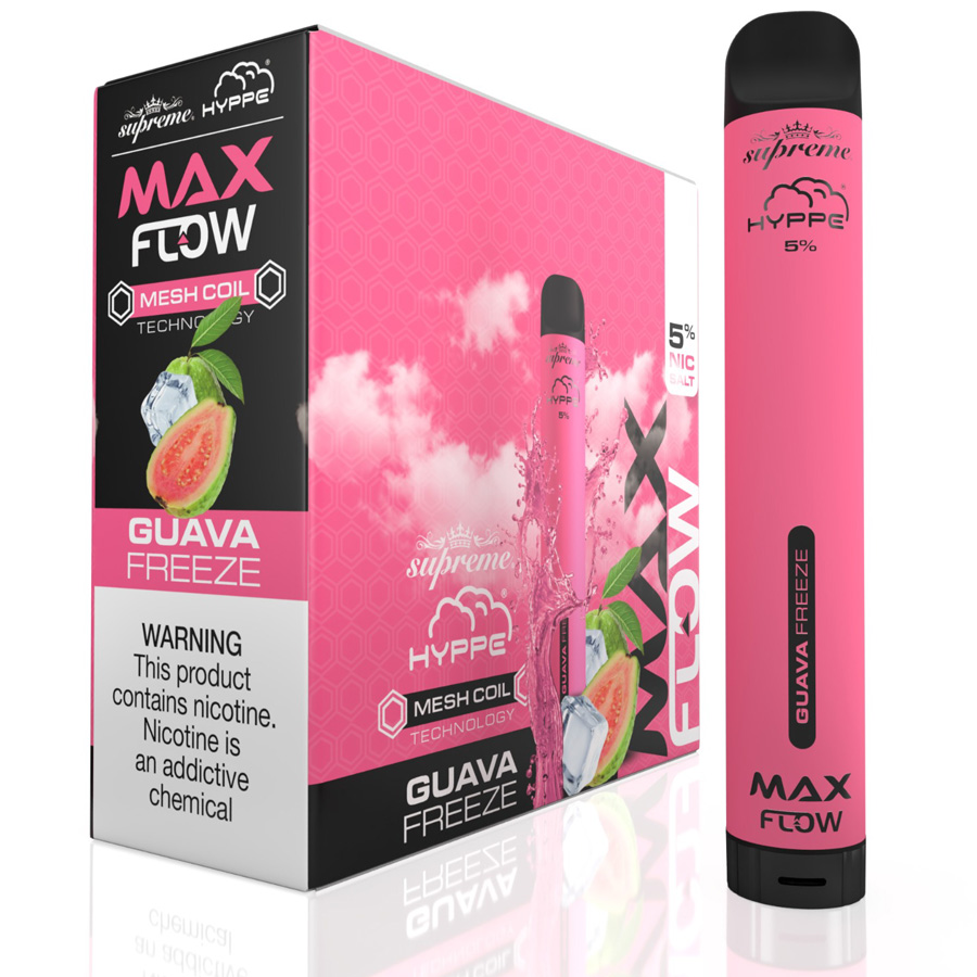 HYPPE DISPOSABLE VAPE 1 CT (10) GUAVA ICE 5%