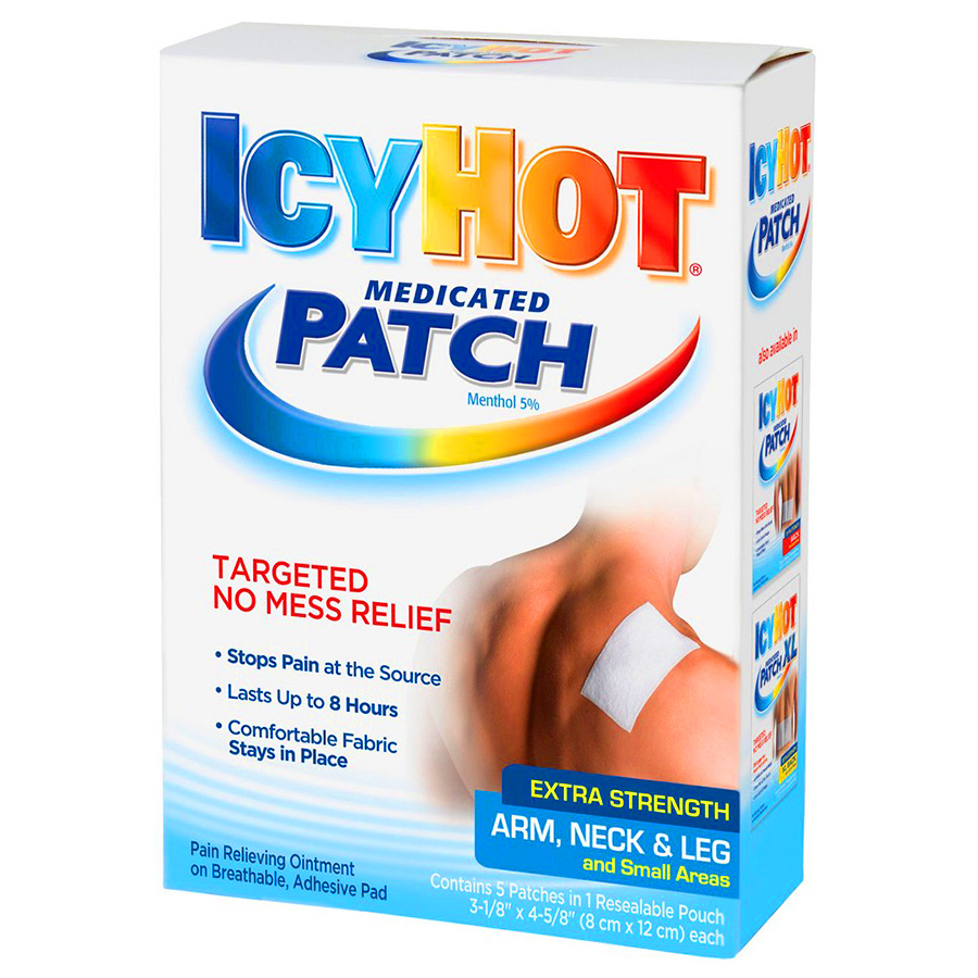 ICY HOT ARM & LEG & SHOULDER PATCH 5 CT