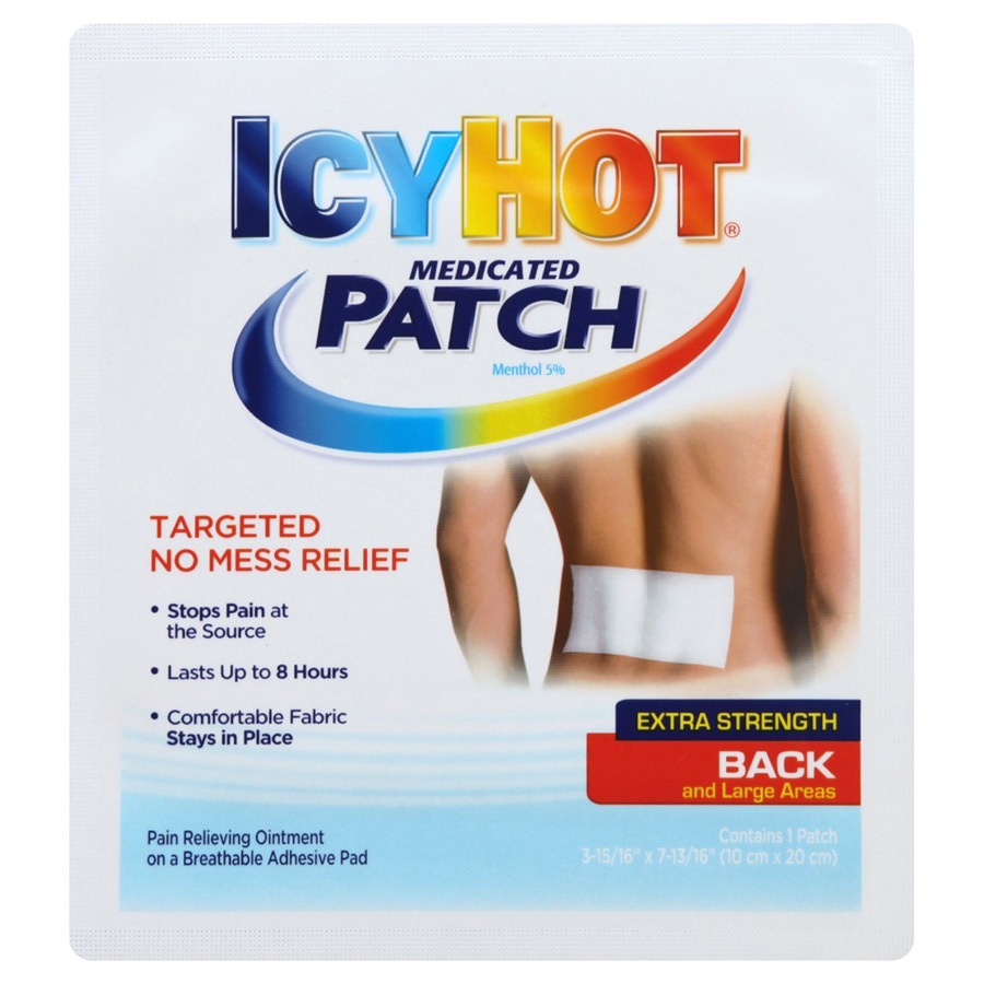 ICY HOT BACK PATCH 1 CT