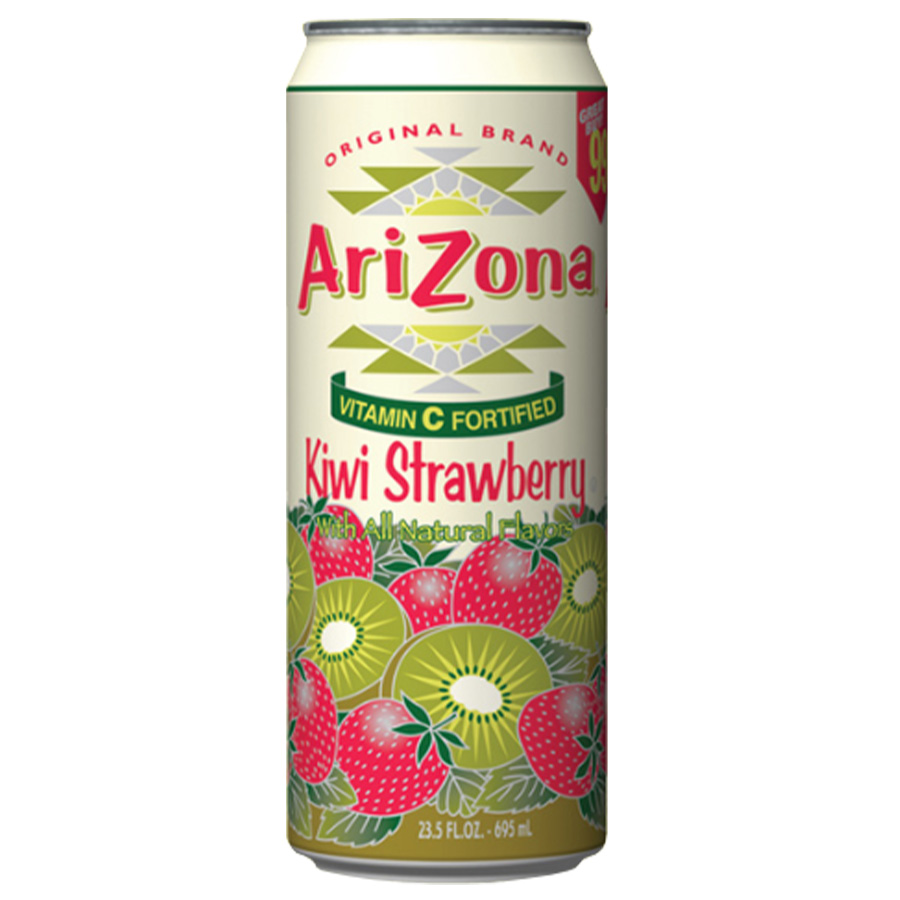 ARIZONA ICED TEA 22 OZ KIWI STRW