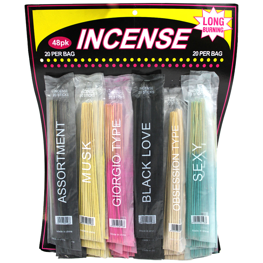 INCENSE 20 CT ASSORTED