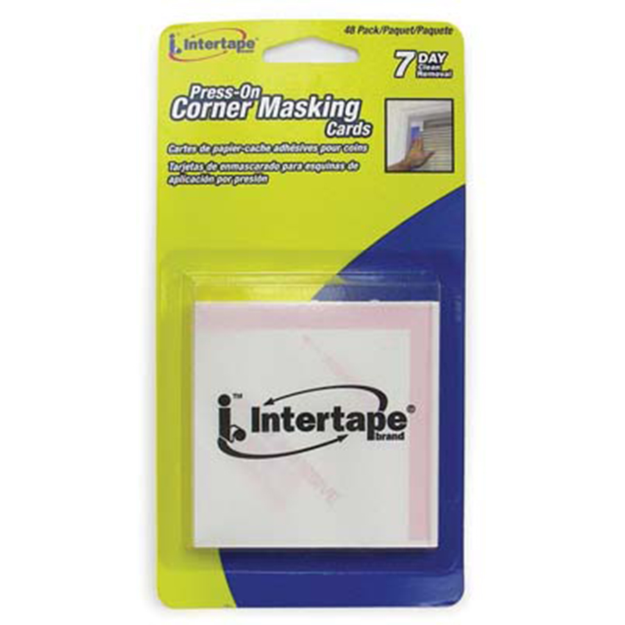 INTERTAPE MASKING TAPE 2.75 X 2.75 IN PRESS ON CORNER