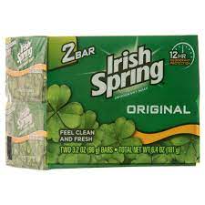 IRISH SPRING BAR SOAP 3.2 OZ 2 PK ORIGINAL