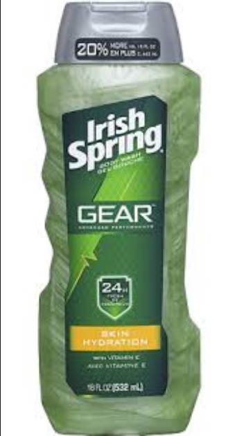 IRISH SPRING BODY WASH 18 OZ GEAR HYDRATING