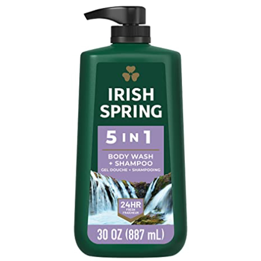 IRISH SPRING BODY WASH 30 OZ 5 IN 1 WITH PUMP
