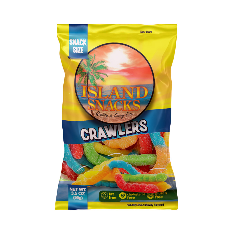 ISLAND SNACKS CRAWLERS 3.5 OZ