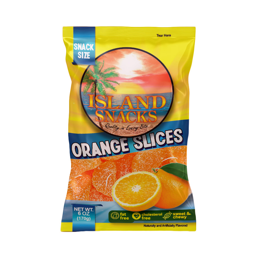 ISLAND SNACKS ORANGE SLICES 6 OZ