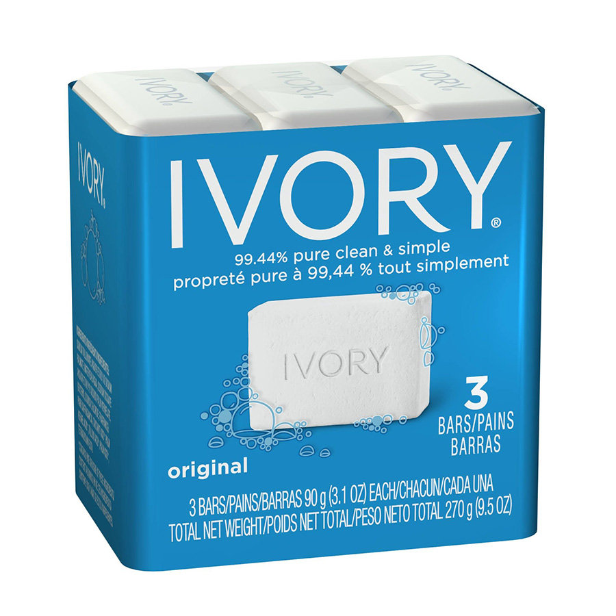 IVORY BAR SOAP 3.17 OZ / 90 G 3 PK ORIGINAL