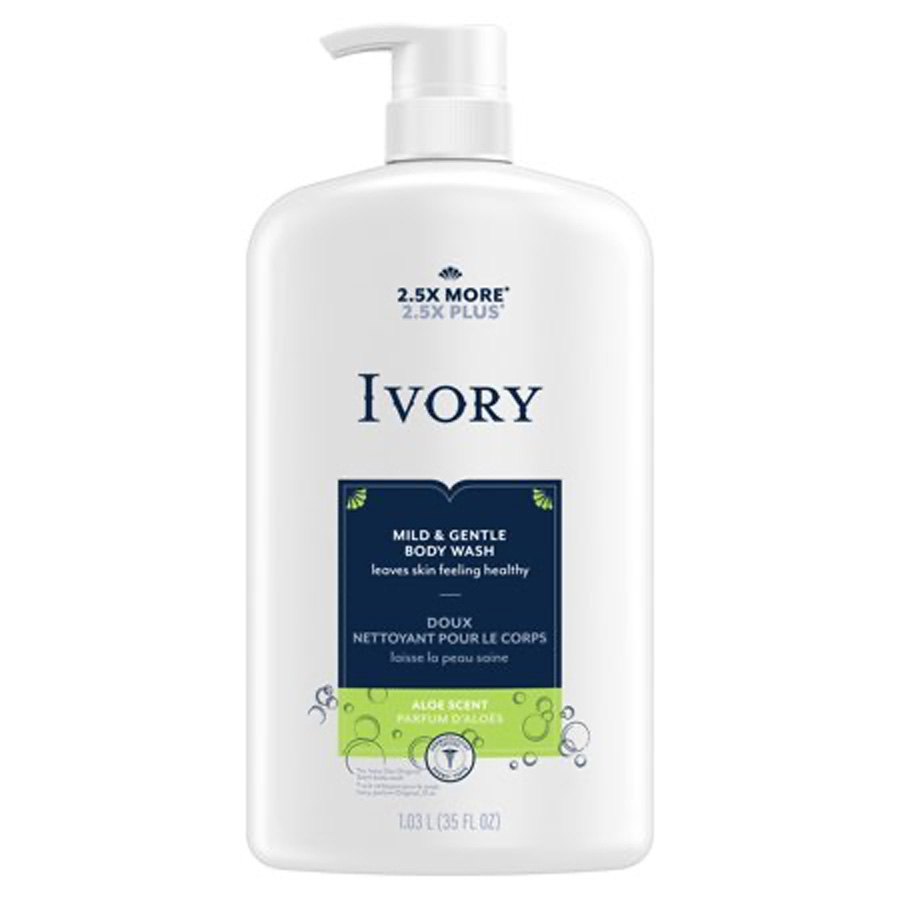 IVORY BODY WASH 35 OZ ALOE SCENT WITH PUMP