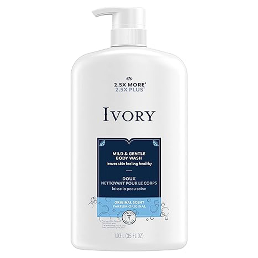IVORY BODY WASH 35 OZ ORIGINAL WITH PUMP