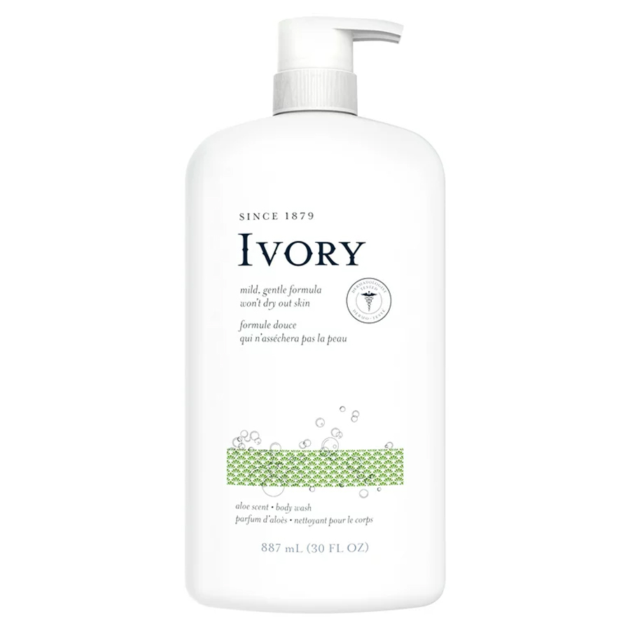 IVORY BODYWASH 30 OZ ALOE WITH PUMP