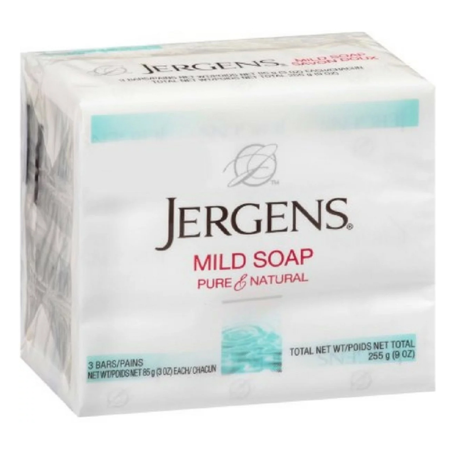 JERGENS BAR SOAP 3 OZ MILD EACH PURE & NATURAL
