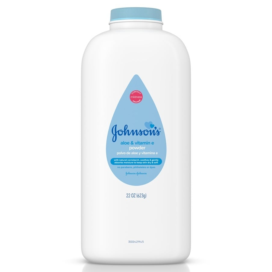 JOHNSON'S BABY POWDER 1.5 OZ 42 G ALOE & VITAMIN E