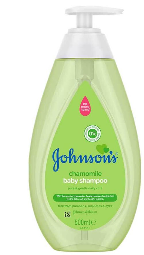 JOHNSON'S BABY SHAMPOO 500 ML CHAMOMILE