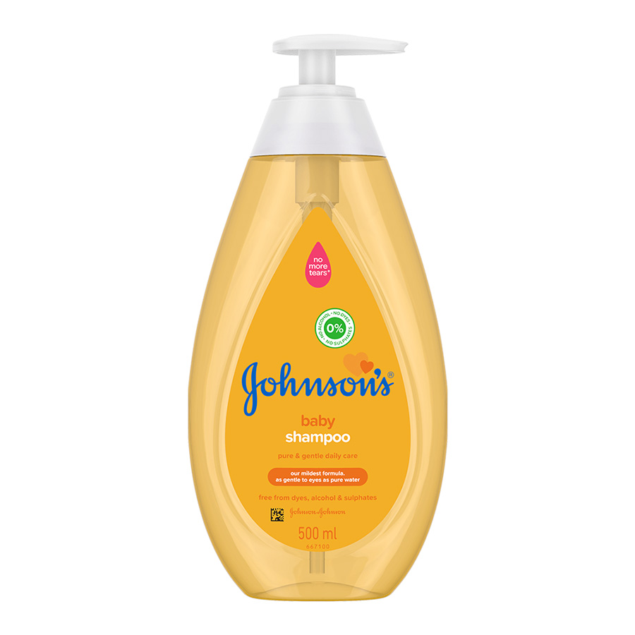 JOHNSON'S BABY SHAMPOO 500 ML GOLD CLASSICO NEW