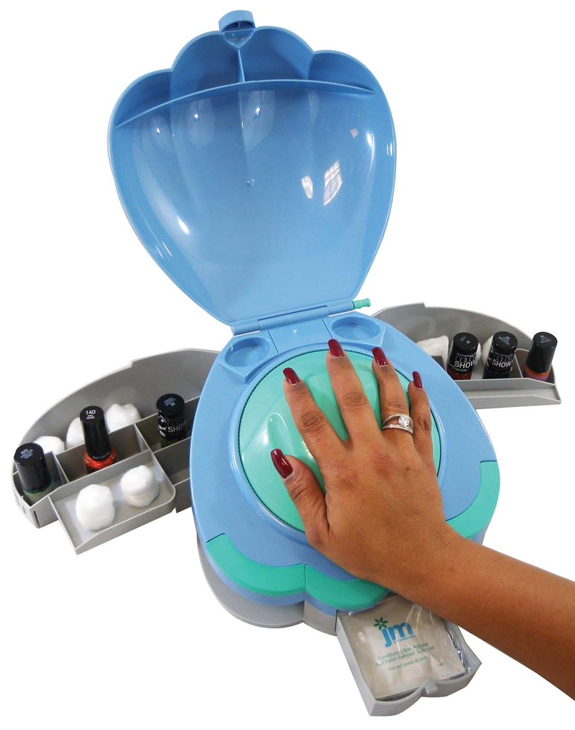 JOY MANAGO HAND SHELL HOME MANICURE WITH 3 COMPARTMENTS (AS SEEN ON TV)