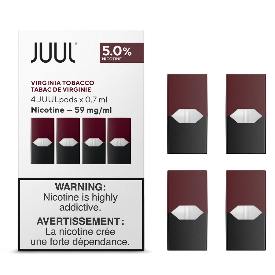 JUUL PODS 1 CT 5% VIRGINIA TOBACCO