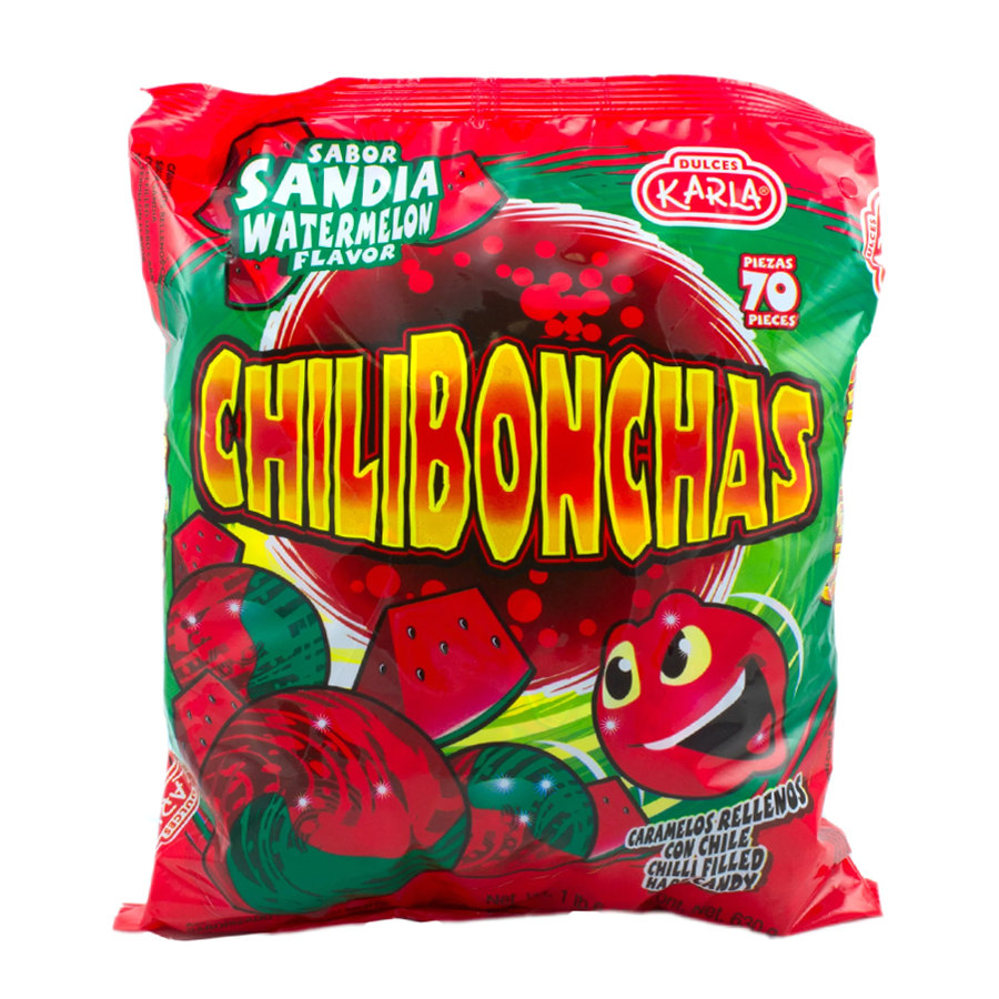 KARLA SANDILLON LOLLIPOPS 1 CT (20 G) WATERMELON FLAVOR CHILI COVERD