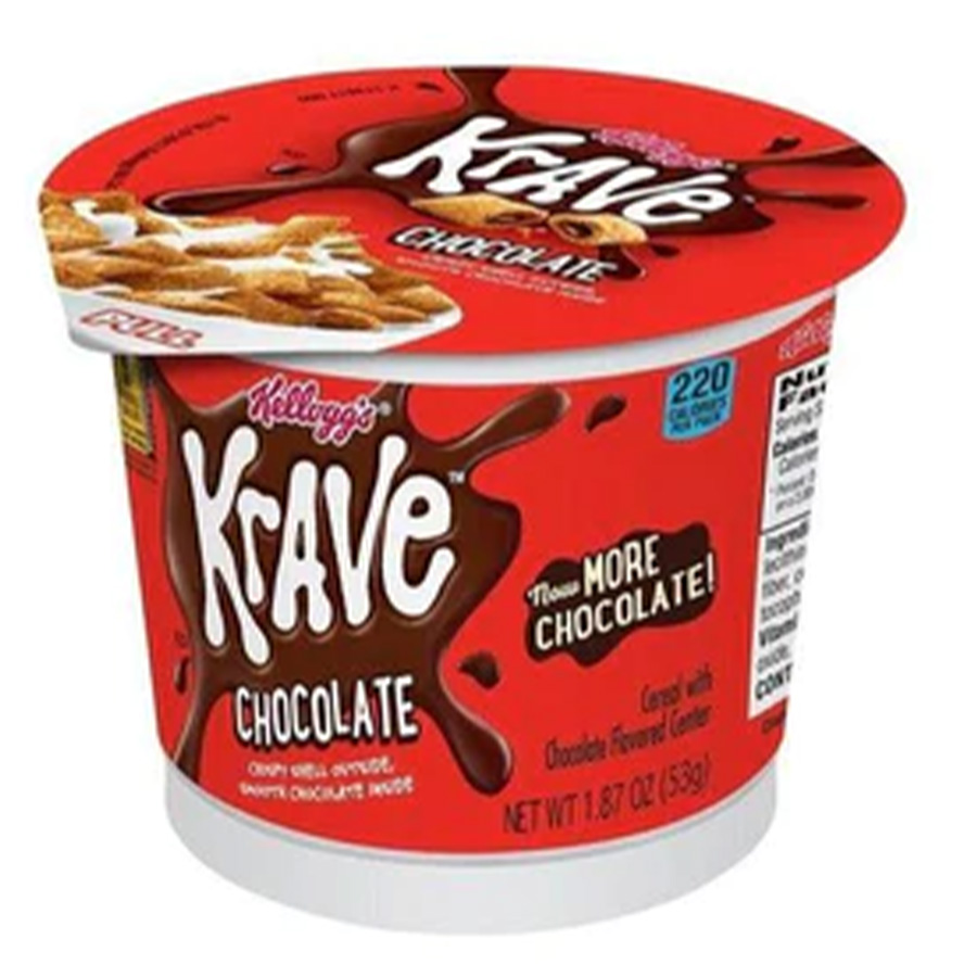 KELLOGGS CEREAL CUP 1.87 OZ KRAVE CHOCOLATE