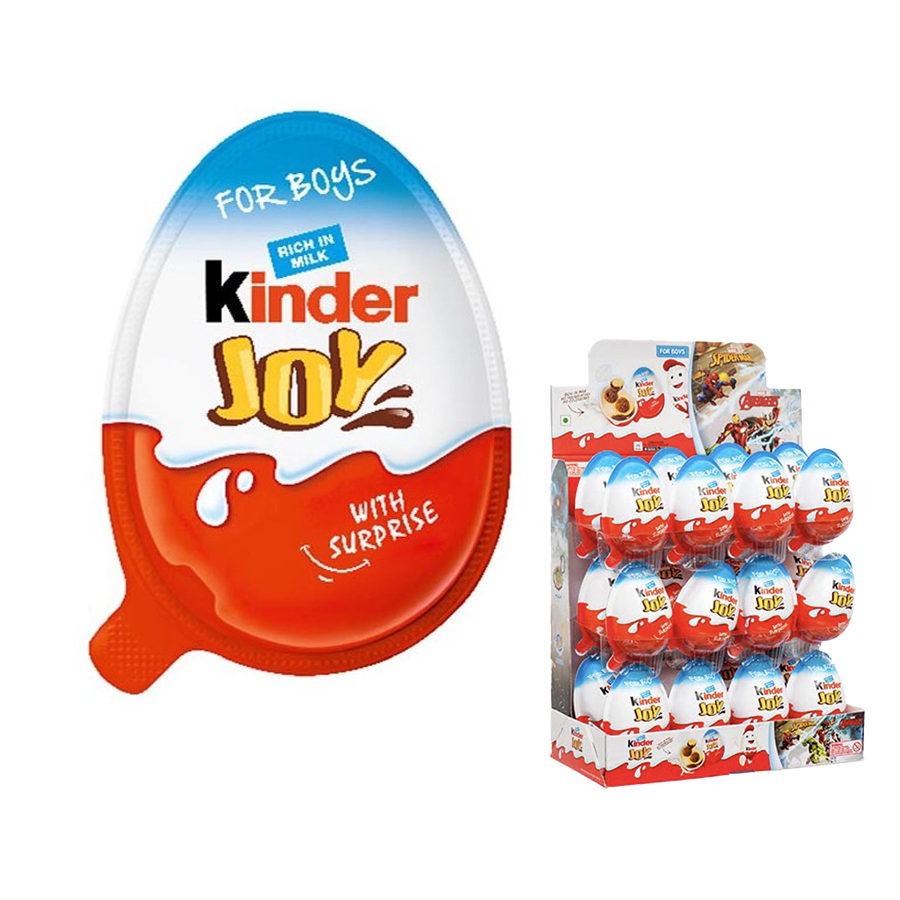 KINDER JOY EGGS BOYS 1 CT BLUE CHOCOLATE