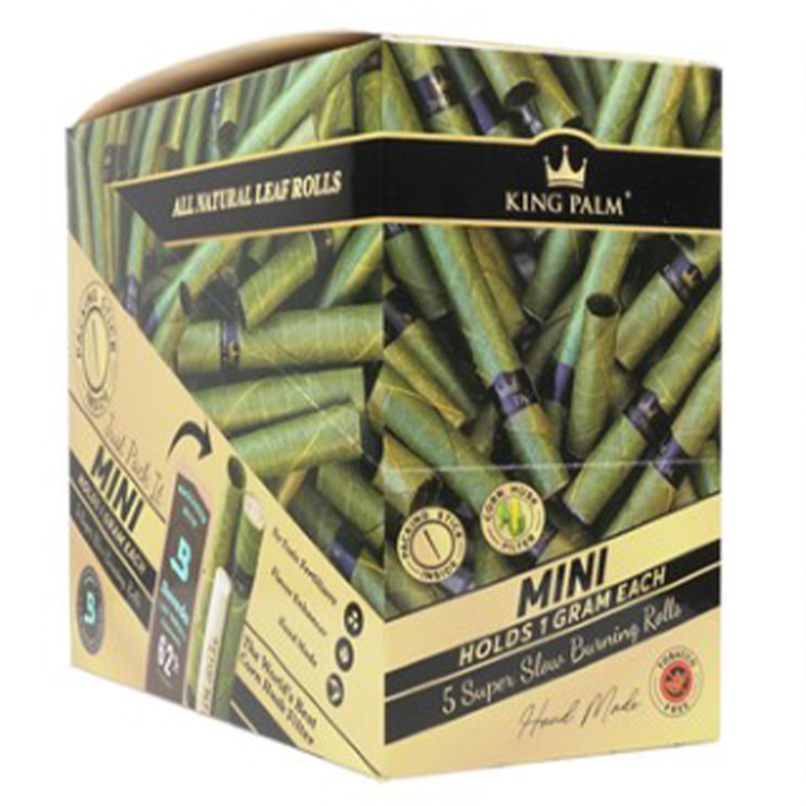 KING PALM HEMP WRAPS 5 PK MINI