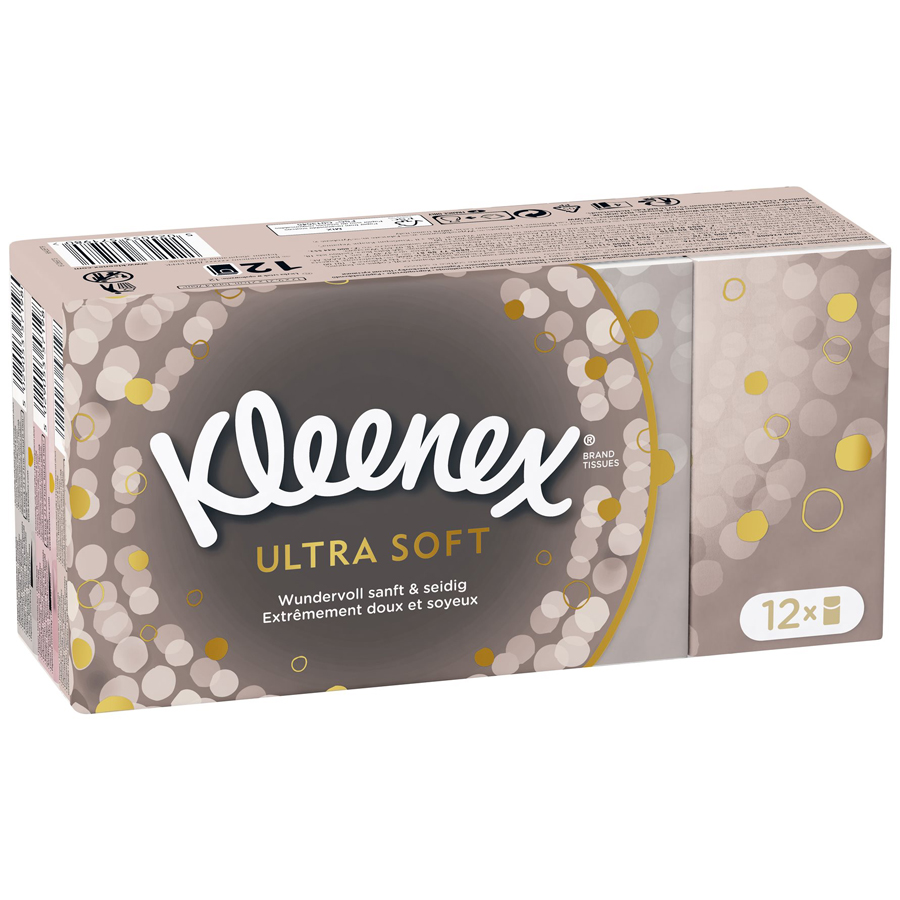 KLEENEX POCKET TISSUE 12 CT ULTRA SOFT