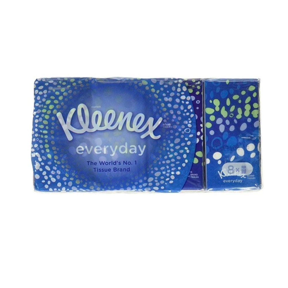 KLEENEX POCKET TISSUE 9 SHEET 8 CT