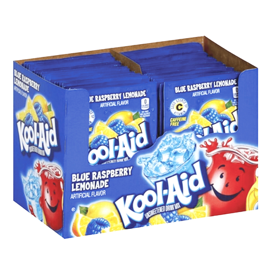 KOOL AID SOFT DRINK MIX 0.17 OZ BLUE RASPBERRY