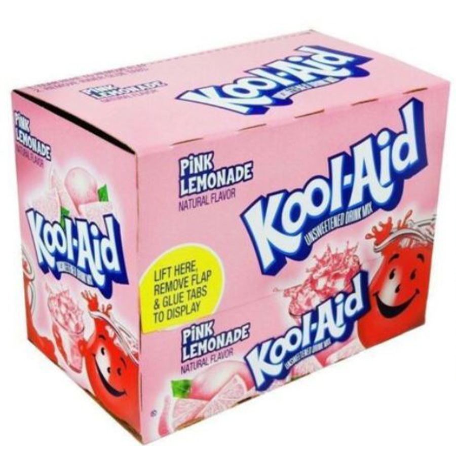 KOOL AID SOFT DRINK MIX 0.17 OZ PINK LEMON