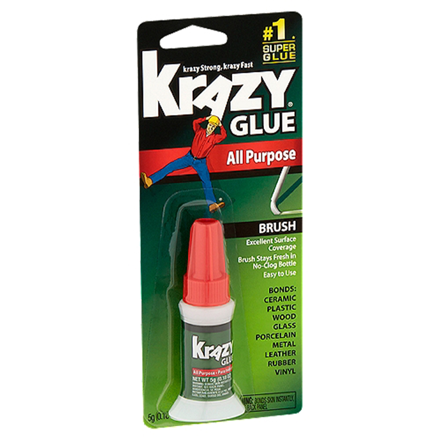 KRAZY GLUE 5 G ALL PURPOSE BRUSH GLUE (ONLY FOR AUTO ZONE)