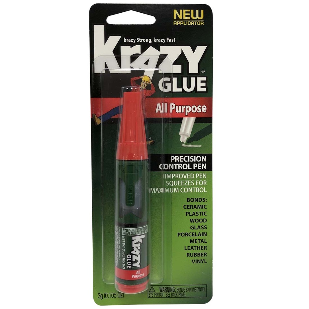 KRAZY GLUE PRECISION CONTROL PEN 0.105 OZ ALL PURPOSE