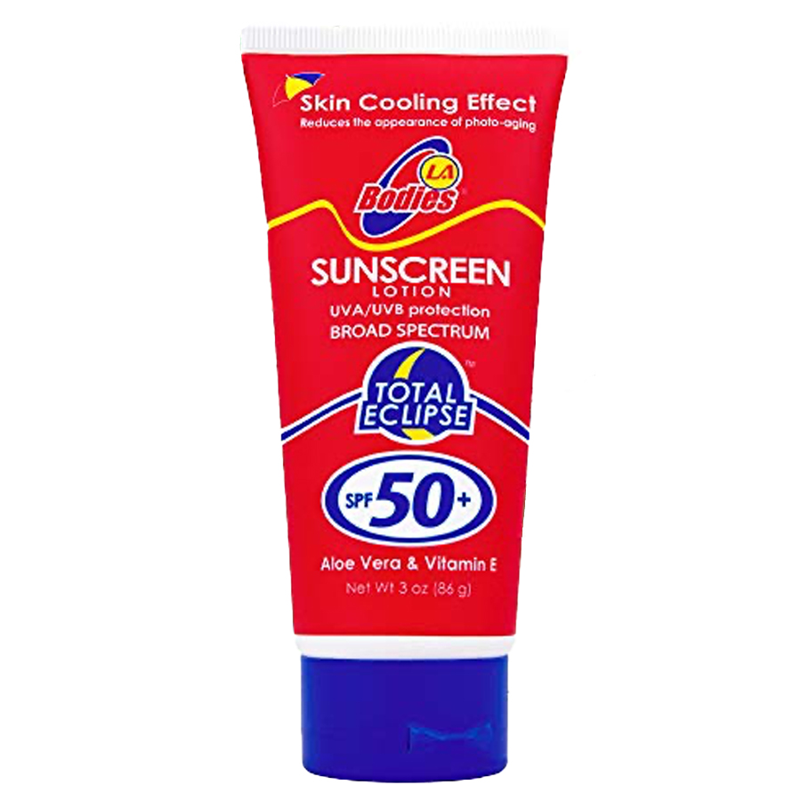 LA BODIES SUN SCREEN LOTION 3 OZ SPF 50+ TOTAL ECLIPSE
