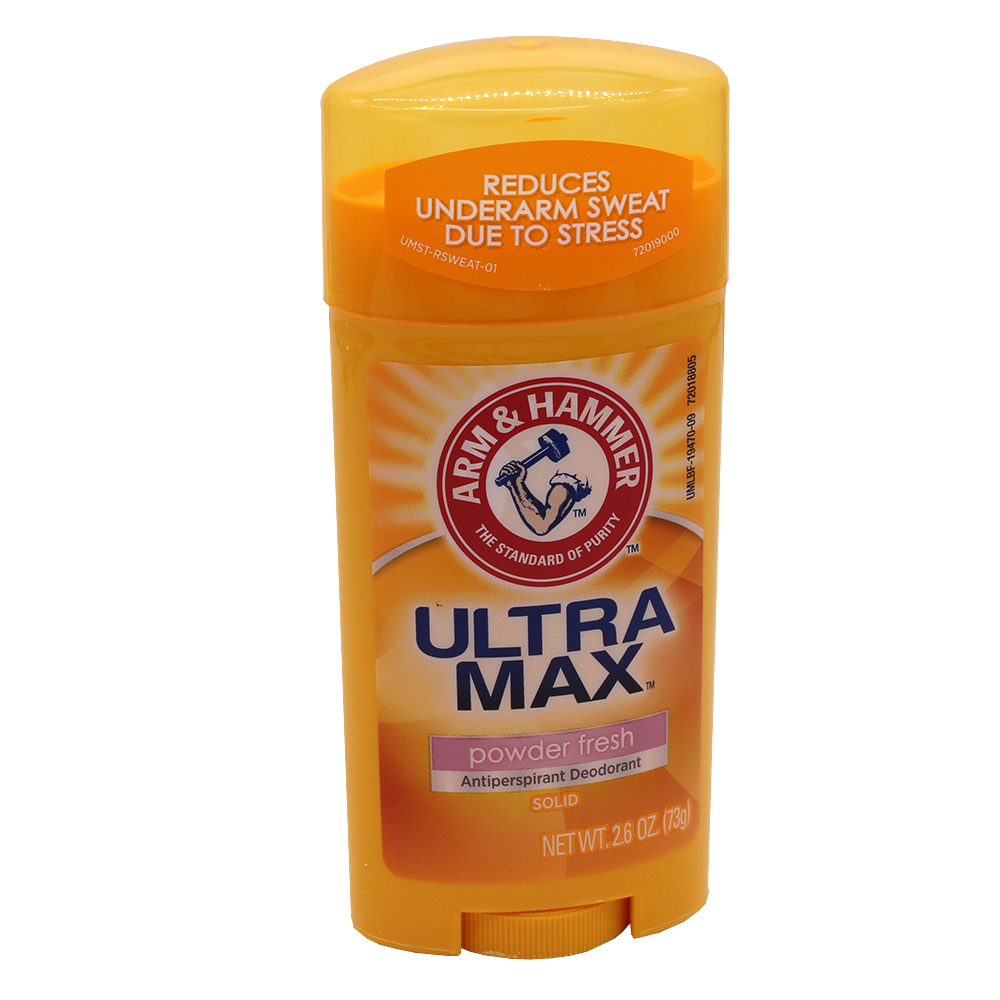 ARM & HAMMER DEO STICK 2.6 OZ ULTRA MAX POWDER FRESH