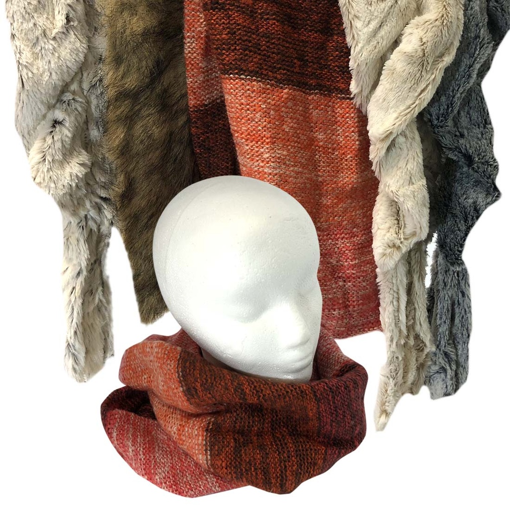LADIES WINTER SCARVES 1 PK ASSORTED COLORS & STYLES (COLORS & STYLES MAY VARY)