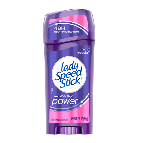 LADY SPEED STICK DEO STICK 2.3 OZ POWER WILD FREESIA ANTIPERSPIRANT