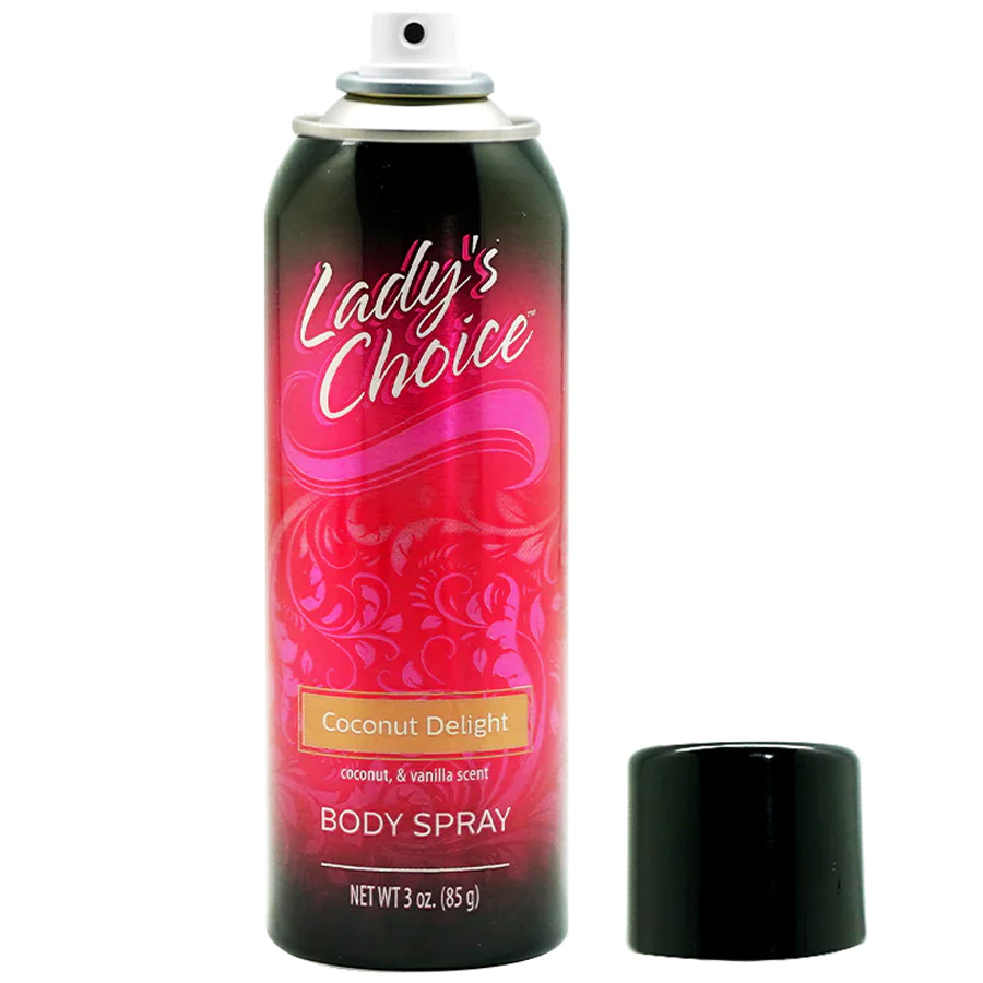 LADY'S CHOICE DEO SPRAY 3 OZ COCONUT DELIGHT
