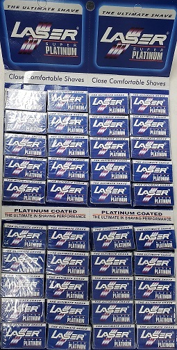 LASER BLADES SUPER PLATINUM 5 CARDS OF 40 PACKS