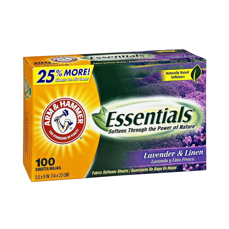 ARM & HAMMER FABRIC SOFTENER SHEETS 100 CT LAVENDER & LINEN
