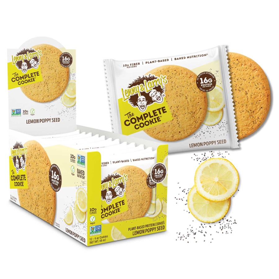 LENNY & LARRY COMPLETE COOKIE 4 OZ LEMON POPPY