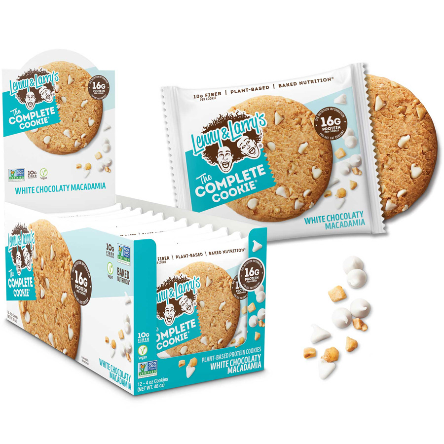 LENNY & LARRY COMPLETE COOKIE 4 OZ WHITE CHOC.