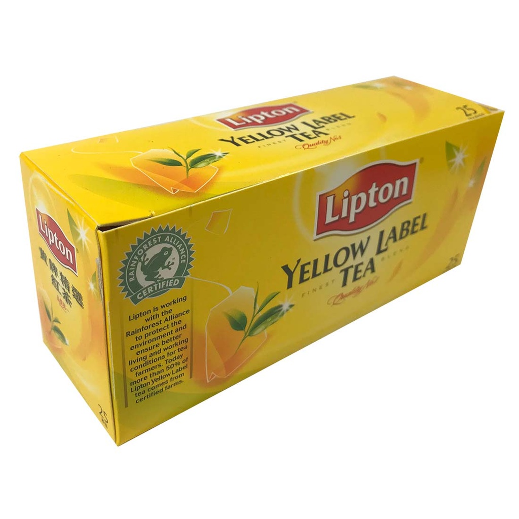 LIPTON TEA 2 G 25 CT YELLOW