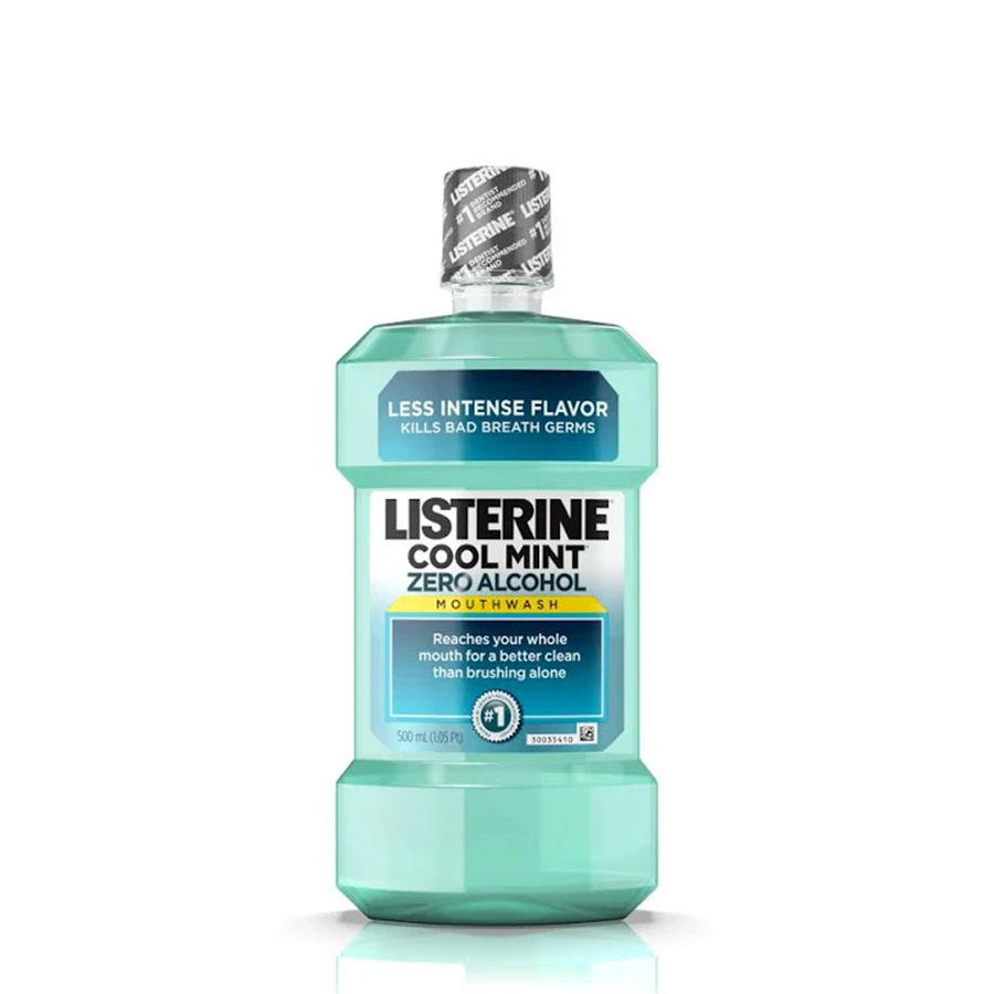 LISTERINE MOUTH WASH 16.9 OZ / 500 ML ZERO COOL MINT