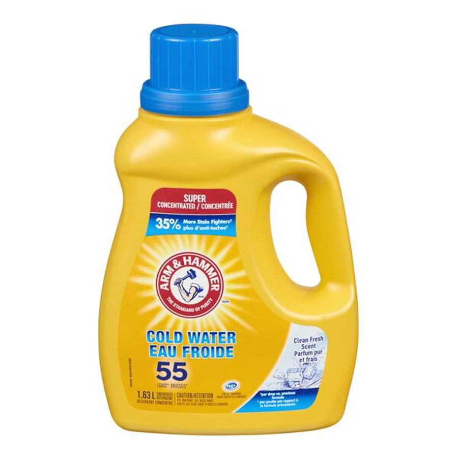 ARM & HAMMER LIQUID DETERGENT 1.63 L COLD WATER CLEAN FRESH SCENT