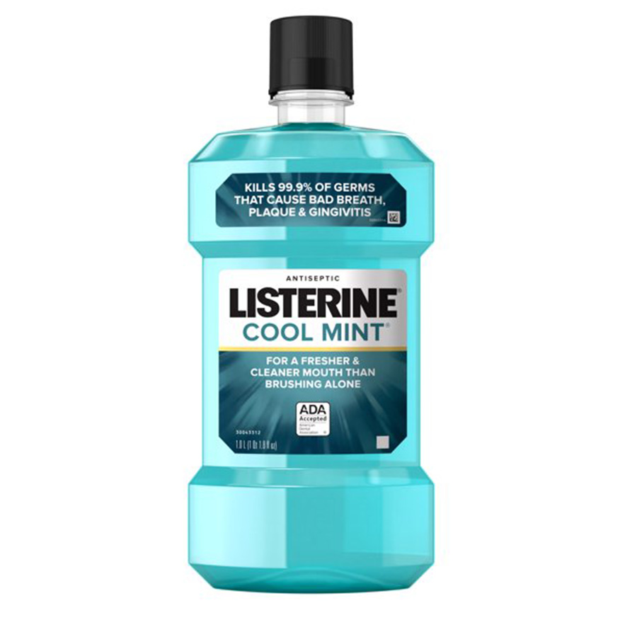 LISTERINE MOUTHWASH (USA) 16.9 OZ / 500 ML COOL MINT