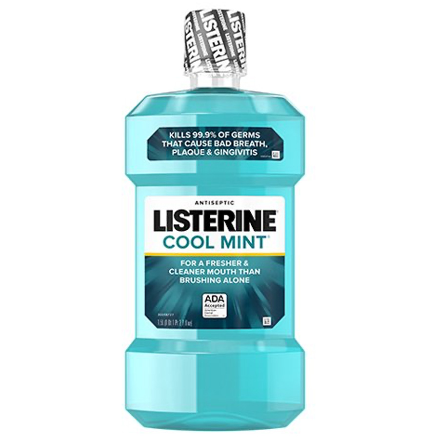 LISTERINE MOUTHWASH 1.5 L 2 PK COOL MINT