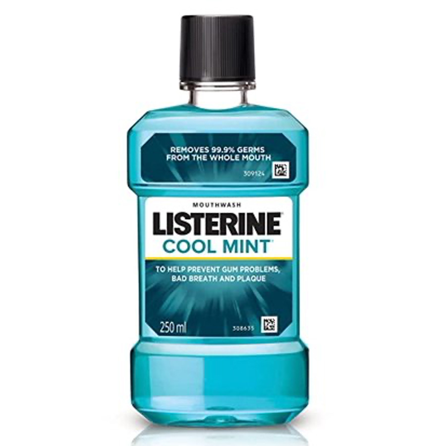 LISTERINE MOUTHWASH 250 ML COOL MINT IMPORT