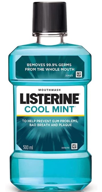 LISTERINE MOUTHWASH 500 ML COOL MINT (UK)
