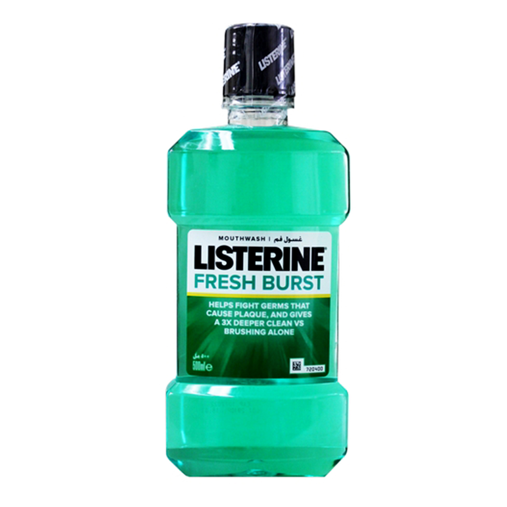 LISTERINE MOUTHWASH 500 ML FRESH BURST IMPORT