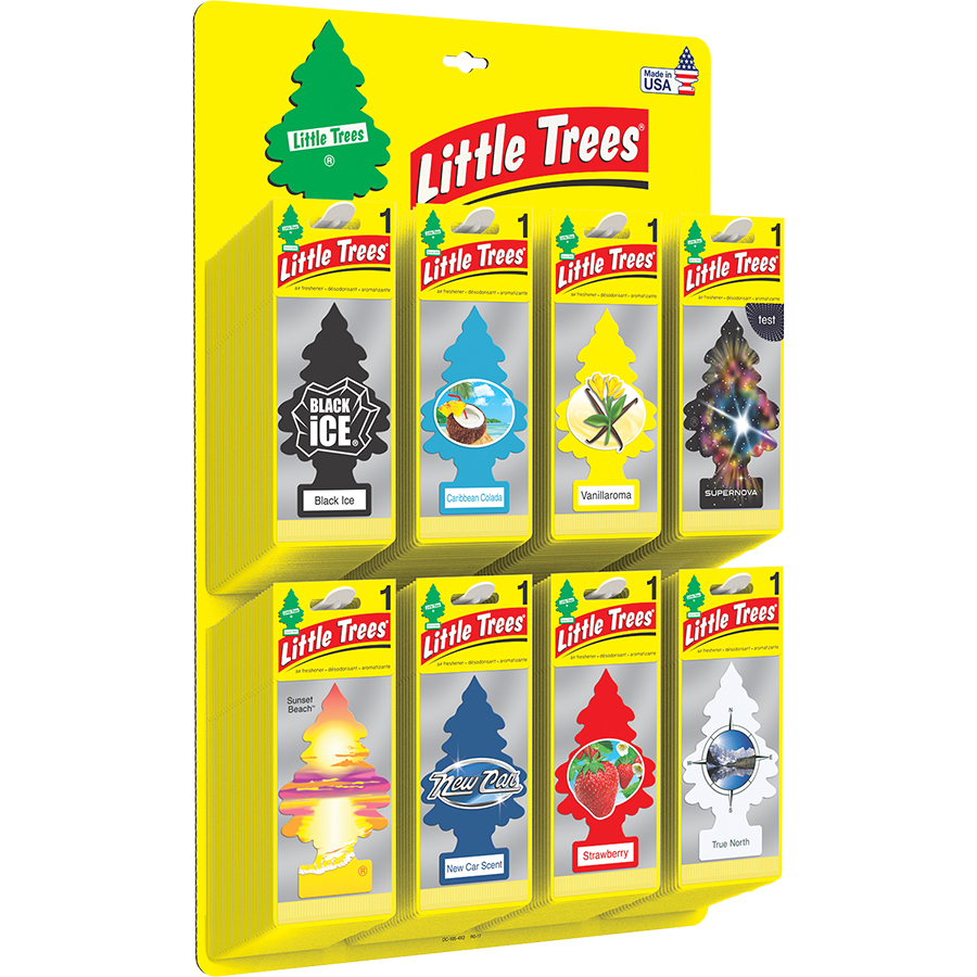 LITTLE TREES 1 CT CUSTOM ASSORTMENT - REFILLABLE CARD 8 HOOKS OF 12